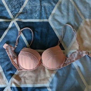 Orange Aerie Pushup Bra